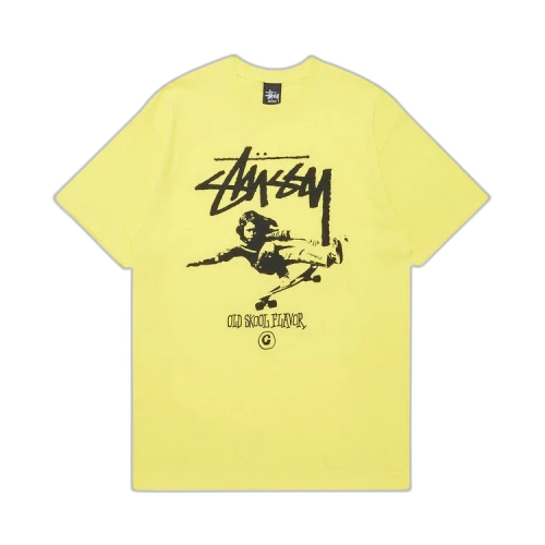 Stussy Stock Skater Tee 'Yellow'