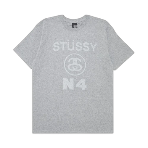 Stussy N°4 Tee 'Grey Heather'