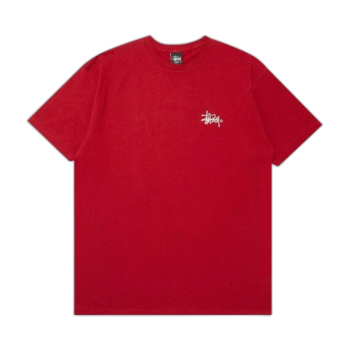 Stussy Basic Logo Tee 'Wine'