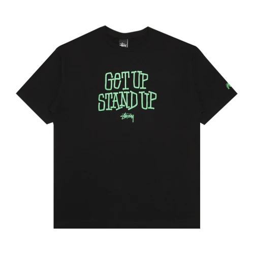 Stussy Get Up Stand Up Tee 'Black'