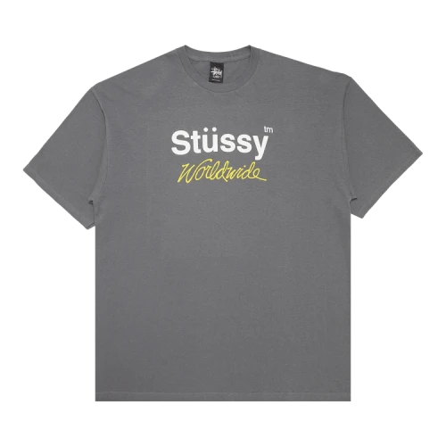 Stussy Worldwide Tee 'Charcoal'