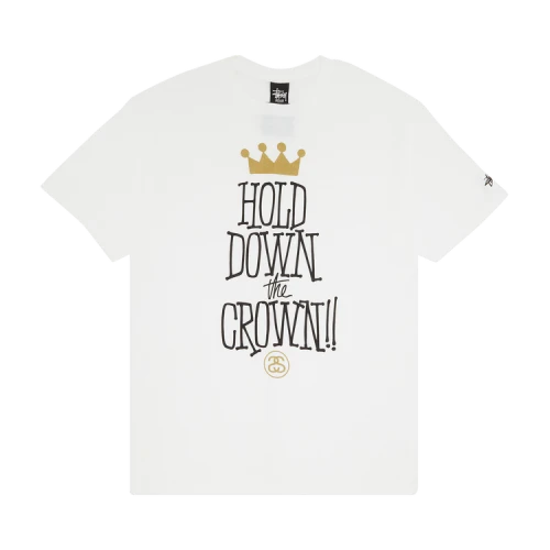 Stussy Hold Down The Crown!! Tee 'White'