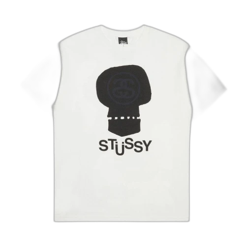 Stussy Link Skull Tee 'White'