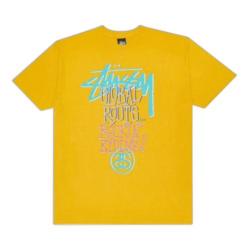 Stussy Rockin' Rydimz!! Tee 'Yellow'