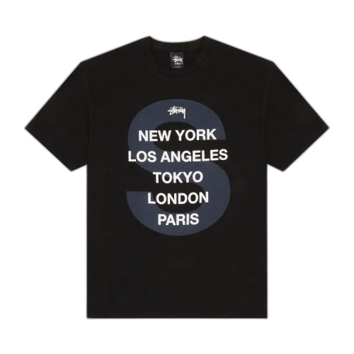 Stussy S Cities Tee 'Black'