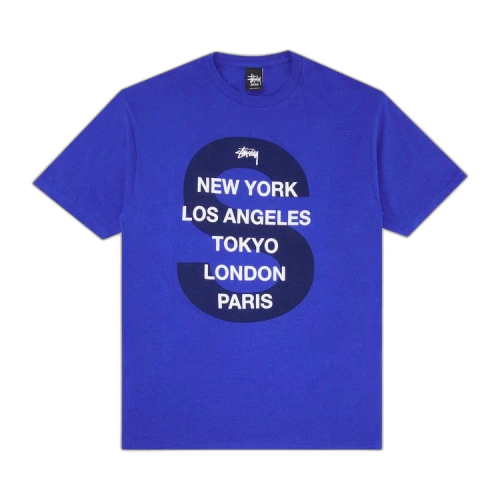 Stussy S Cities Tee 'Royal Blue'