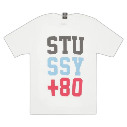 Stussy +80 Tee 'White'