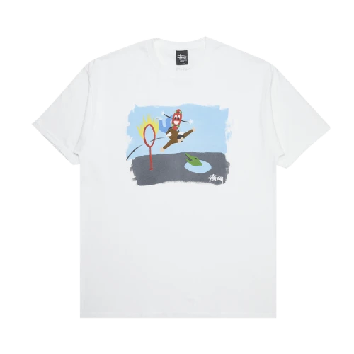 Stussy Ring Of Fire Tee 'White'