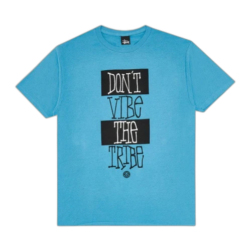 Stussy Don't Vibe Tee 'Steel Blue'