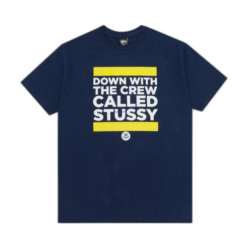 Stussy Down With The Crew Tee 'Navy'