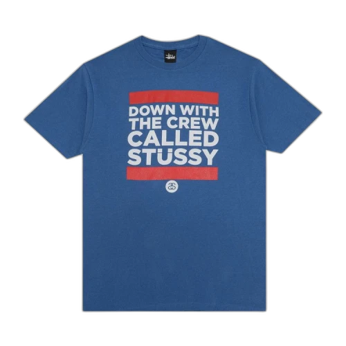 Stussy Down With The Crew Tee 'Royal Blue'