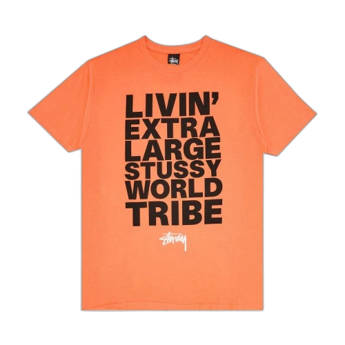 Stussy Livin' XL Block Tee 'Infrared'