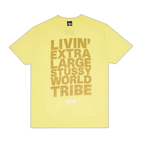 Stussy Livin' XL Block Tee 'Yellow'