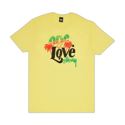 Stussy One Love Stock Tee 'Yellow'