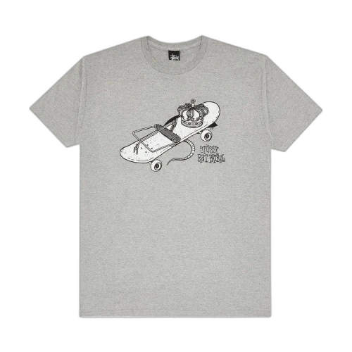 Stussy Skate Trap Tee 'Grey Heather'