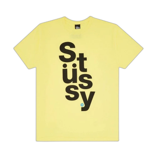 Stussy Stack Tee 'Yellow'