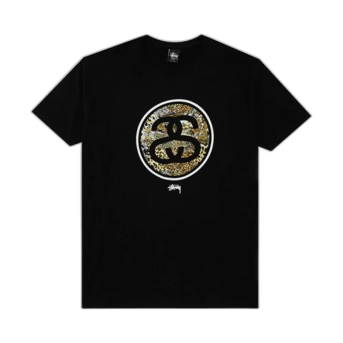 Stussy Cheetah Link Tee 'Black'