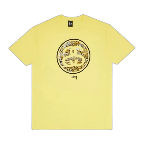 Stussy Cheetah Link Tee 'Yellow'