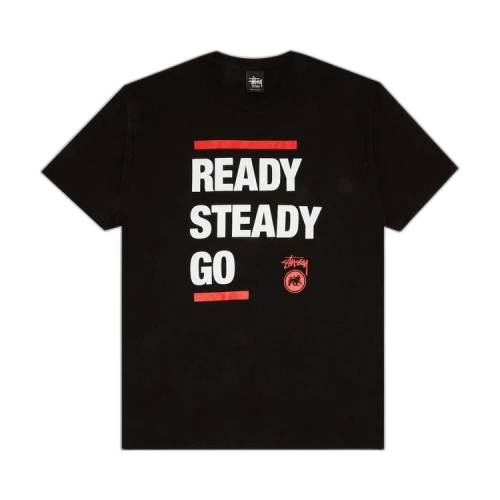 Stussy Ready Steady Go Tee 'Black'