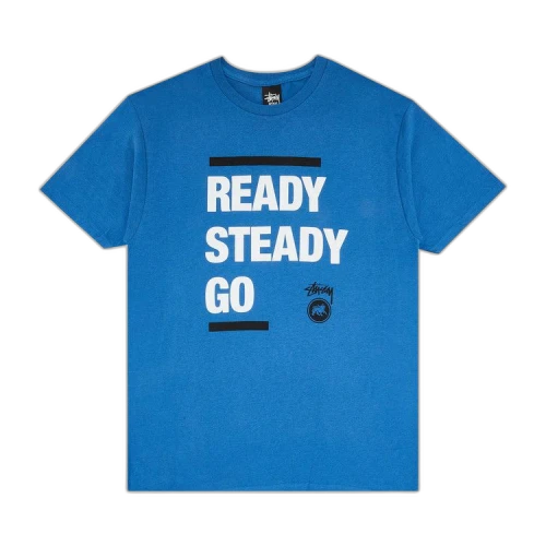 Stussy Ready Steady Go Tee 'Royal Blue'