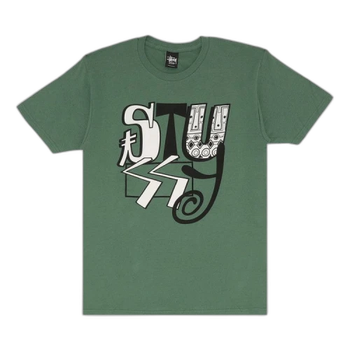 Stussy Mix Tee 'Green'