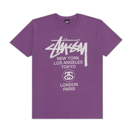 Stussy World Tour Tee 'Purple'