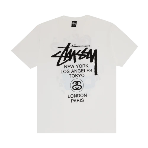 Stussy World Tour Tee 'White/Red'