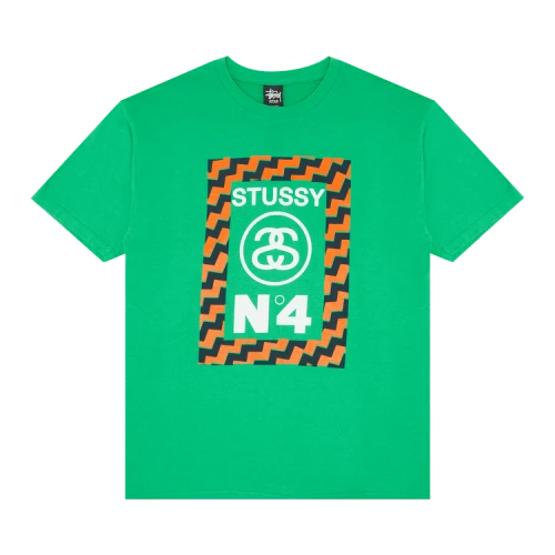 Stussy Zig Zag Frame Tee 'Kelly'