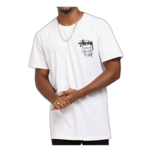Stussy SS20 Printing Short Sleeve Unisex White