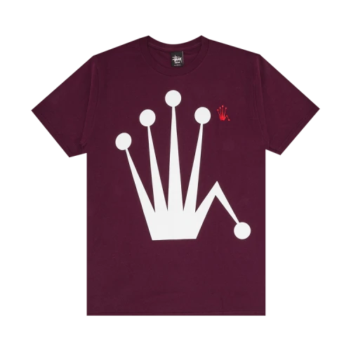 Stussy Big Crown Tee 'Eggplant'