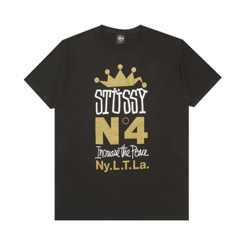 Stussy Crown Stack Tee 'Black'