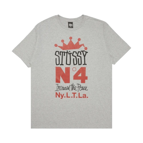 Stussy Crown Stack Tee 'Grey Heather'