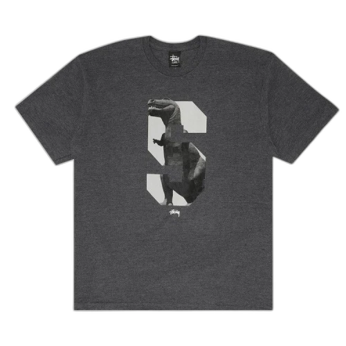 Stussy S Dino Tee 'Dark Grey'