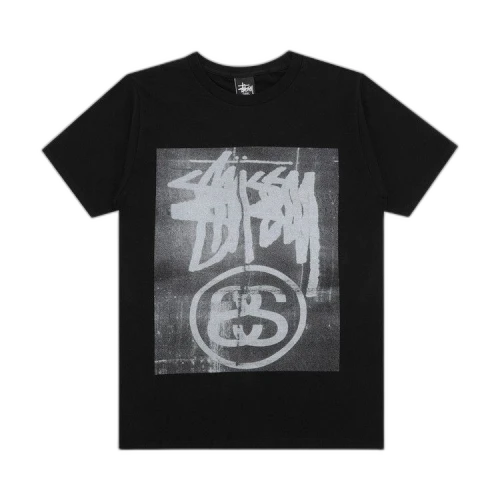 Stussy Stock Link Blur Tee 'Black'
