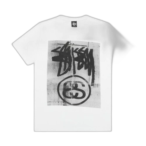 Stussy Stock Link Blur Tee 'White'