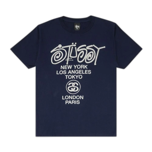 Stussy World Tour Tee 'Navy'
