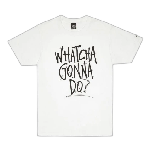 Stussy Watcha Gonna Do? Tee 'White'