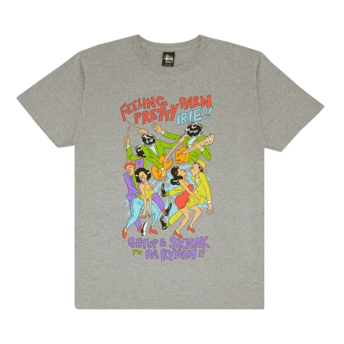 Stussy Darn Irie Tee 'Grey Heather'