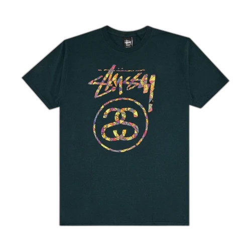 Stussy Glass Link Tee 'Dark Teal'