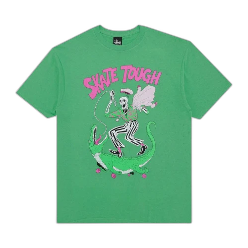 Stussy Skate Skeleton Tee 'Green'