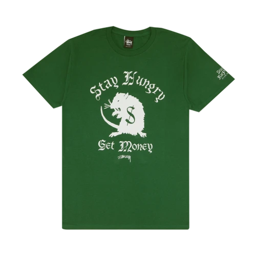 Stussy Stay Hungry Tee 'Forest'