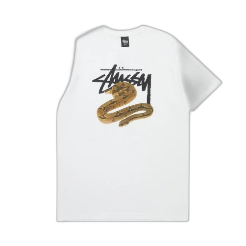 Stussy Stock Snake Tee 'White'