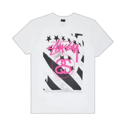 Stussy Flag Tee 'White'
