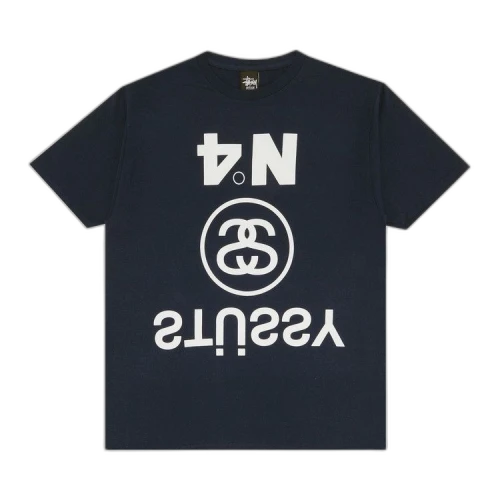 Stussy Upside Down Tee 'Navy'