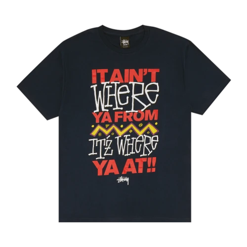 Stussy Where Ya From Tee 'Navy'