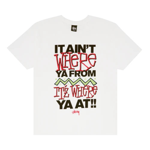 Stussy Where Ya From Tee 'White'