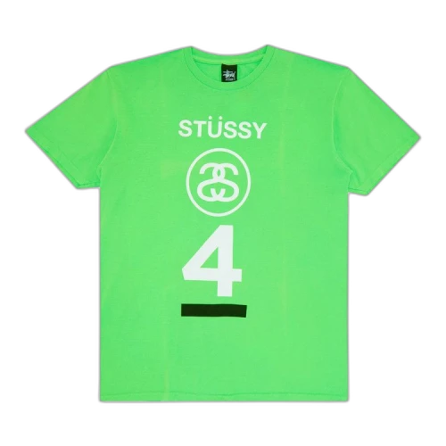 Stussy 4 Stack Tee 'Neon Green'