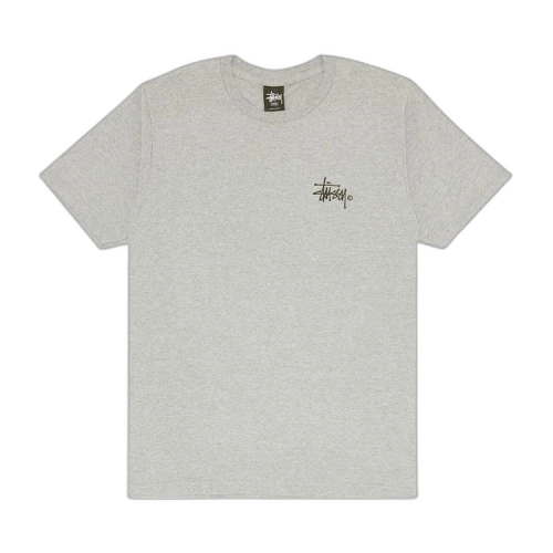Stussy Basic Logo Tee 'Grey Heather'