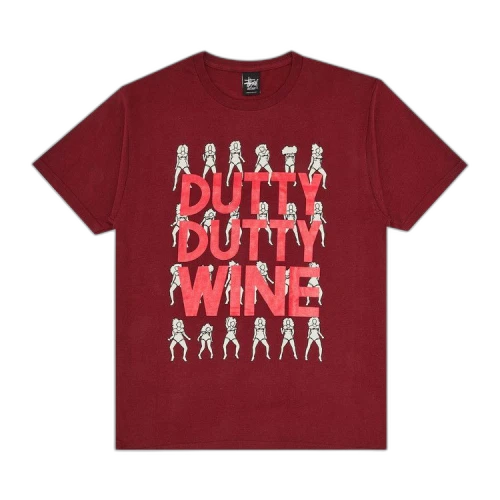 Stussy Dutty Dutty Tee 'Dark Red'
