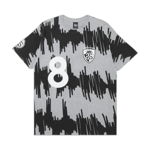 Stussy 8 Noise Tee 'Grey Heather'